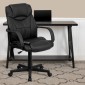 Flash Furniture BT-2690P-GG High Back Massaging Black Leather Executive Office Chair addl-6