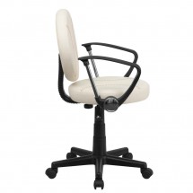 Flash Furniture BT-6179-BASE-A-GG Baseball Task Chair with Arms addl-1