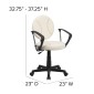 Flash Furniture BT-6179-BASE-A-GG Baseball Task Chair with Arms addl-4