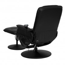 Flash Furniture BT-753P-MASSAGE-BK-GG Massaging Black Leather Recliner and Ottoman with Leather Wrapped Base addl-2