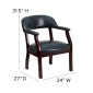 Flash Furniture B-Z105-NAVY-GG Navy Vinyl Luxurious Conference Chair addl-4