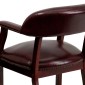 Flash Furniture B-Z105-OXBLOOD-GG Oxblood Vinyl Luxurious Conference Chair addl-9