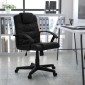 Flash Furniture GO-937M-BK-LEA-GG Mid-Back Black Leather Office Chair addl-6