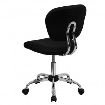 Flash Furniture H-2376-F-BK-GG Mid-Back Black Mesh Task Chair addl-2