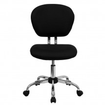 Flash Furniture H-2376-F-BK-GG Mid-Back Black Mesh Task Chair addl-3