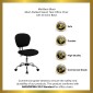 Flash Furniture H-2376-F-BK-GG Mid-Back Black Mesh Task Chair addl-5