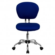 Flash Furniture H-2376-F-BLUE-GG Mid-Back Blue Mesh Task Chair addl-3
