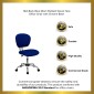 Flash Furniture H-2376-F-BLUE-GG Mid-Back Blue Mesh Task Chair addl-5