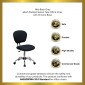 Flash Furniture H-2376-F-GY-GG Mid-Back Gray Mesh Task Chair addl-5