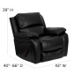 Flash Furniture MEN-DA3439-91-BK-GG Black Leather Rocker Recliner addl-5