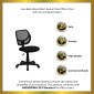 Flash Furniture WA-3074-BK-GG Mid-Back Black Mesh Task Chair addl-7