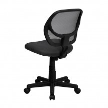 Flash Furniture WA-3074-GY-GG Mid-Back Gray Mesh Task Chair addl-1