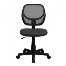 Flash Furniture WA-3074-GY-GG Mid-Back Gray Mesh Task Chair addl-2