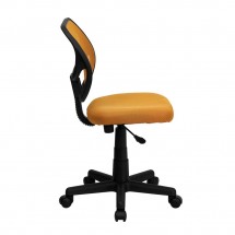 Flash Furniture WA-3074-OR-GG Mid-Back Orange Mesh Task Chair addl-3