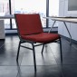 Flash Furniture XU-60555-BY-GG HERCULES Series 1000 lb. Capacity Big and Tall Extra Wide Burgundy Fabric Stack Chair addl-6