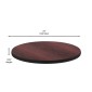 Flash Furniture XU-RD-24-MBT-GG Round Table Top with Black or Mahogany Reversible Laminate Top 24 addl-1