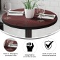 Flash Furniture XU-RD-24-MBT-GG Round Table Top with Black or Mahogany Reversible Laminate Top 24 addl-2