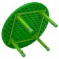 Flash Furniture YU-YCX-0073-2-ROUND-TBL-GREEN-E-GG Round Adjustable Green Plastic Activity Table Set with 4 School Stack Chairs 33 addl-1