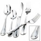 Winco 0030-11 Shangrila Extra Heavy Weight 18/8 Stainless Steel European Table Fork - 1 doz addl-1