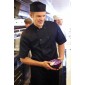 Chef Works BLSSBLK Chambery Black Chef Coat addl-1