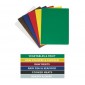 Winco CBST-1520 Plastic Cutting Boards, Set of 6 Colors 15 x 20 addl-6