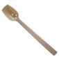 Thunder Group PLBS110BG Beige Polycarbonate 3/4 oz. Perforated Buffet Spoon 10  - 1 doz addl-1