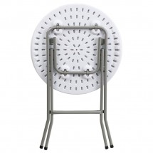 Flash Furniture DAD-YCZ-80R-1-SM-GW-GG Round Granite White Plastic Folding Table 24 addl-3