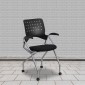 Flash Furniture WL-A224V-A-GG Galaxy Mobile Nesting Chair with Arms and Black Fabric Seat addl-6