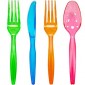 TigerChef Neon Party Supplies Set - Service for 8 addl-3