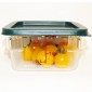 TigerChef Square Polycarbonate  Food Storage Container and Lid 2 Qt. addl-1