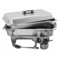 TigerChef Full Size Foldable 8 Qt. Stainless Steel Chafer Set - 6 Sets addl-4