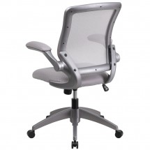 Flash Furniture BL-ZP-8805-GY-GG Mid Back Gray Mesh Swivel Task Chair addl-2