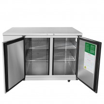 Atosa SBB69GRAUS1 2 Solid Door Stainless Steel Back Bar Cooler 68 addl-1