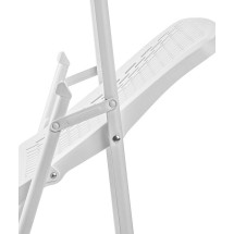 National Public Seating 1421 Airflex White Polypropylene Premium Folding Chair, 4/Carton addl-8