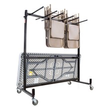 National Public Seating 42-8 Double-Tier Folding Table / Chair Storage Truck addl-5