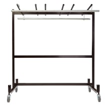 National Public Seating 42-8-60 Double-Tier Table / Chair Dolly / Coat Storage Rack addl-4