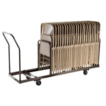 National Public Seating DY-35 Folding Chair Dolly for Vertical Storage, 35 Chair Capacity addl-1