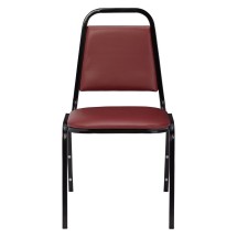 National Public Seating 9108-B Burgundy Vinyl Upholstered Stack Chair addl-3