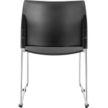 National Public Seating 8820-11-20 Cafetorium Charcoal Plastic Stack Chair addl-5