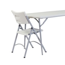 National Public Seating BMFIH3072  Fold-in-Half Banquet Table, Speckled Gray 30 x 72  addl-3