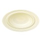TigerChef Round Glass Pearl Dot Charger Plate 13 - 8/Set  addl-4
