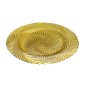 TigerChef Round Glass Gold Swirl Charger Plate 13  addl-3