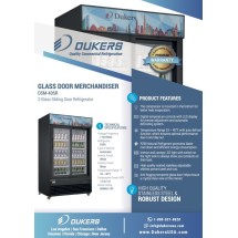 Dukers DSM-40SR Two Glass Sliding Door Refrigerated Merchandiser 47 addl-1