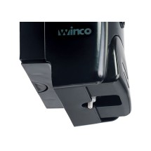 Winco SD-100K Black Manual Soap Dispenser 1 Liter addl-3