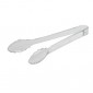 Fineline Settings 3311-WH Platter Pleasers White Heavy Duty Scalloped Plastic Tongs 9 - 2 doz addl-2