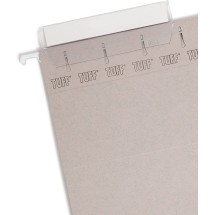 TUFF Hanging Folders with Easy Slide Tab, Legal Size, 1/3-Cut Tab, Steel Gray, 18/Box addl-1