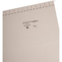 TUFF Hanging Folders with Easy Slide Tab, Legal Size, 1/3-Cut Tab, Steel Gray, 18/Box addl-2