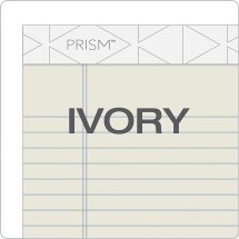 Prism + Writing Pads, Narrow Rule, 5 x 8, Pastel Ivory, 50 Sheets, 12/Pack addl-1