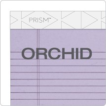 Prism + Writing Pads, Narrow Rule, 5 x 8, Pastel Orchid, 50 Sheets, 12/Pack addl-1