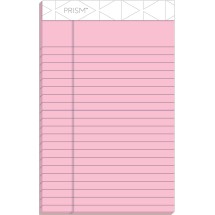 Prism + Writing Pads, Narrow Rule, 5 x 8, Pastel Pink, 50 Sheets, 12/Pack addl-3
